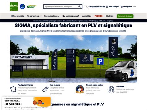 SIGMA LE SPECIALISTE FABRICANT EN 